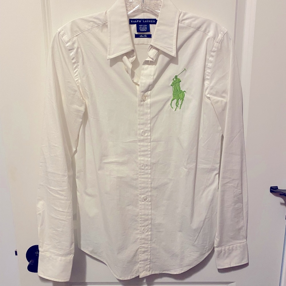 Ralph Lauren slim fit Large Logo button down